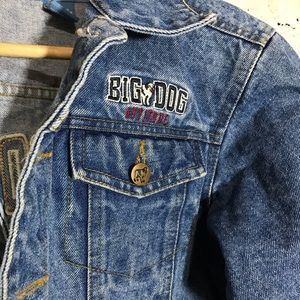 Big Dog Kids Denim Jacket Size 8/10 Button front
